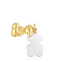 Кулон Bold Bear из вермеля и серебра