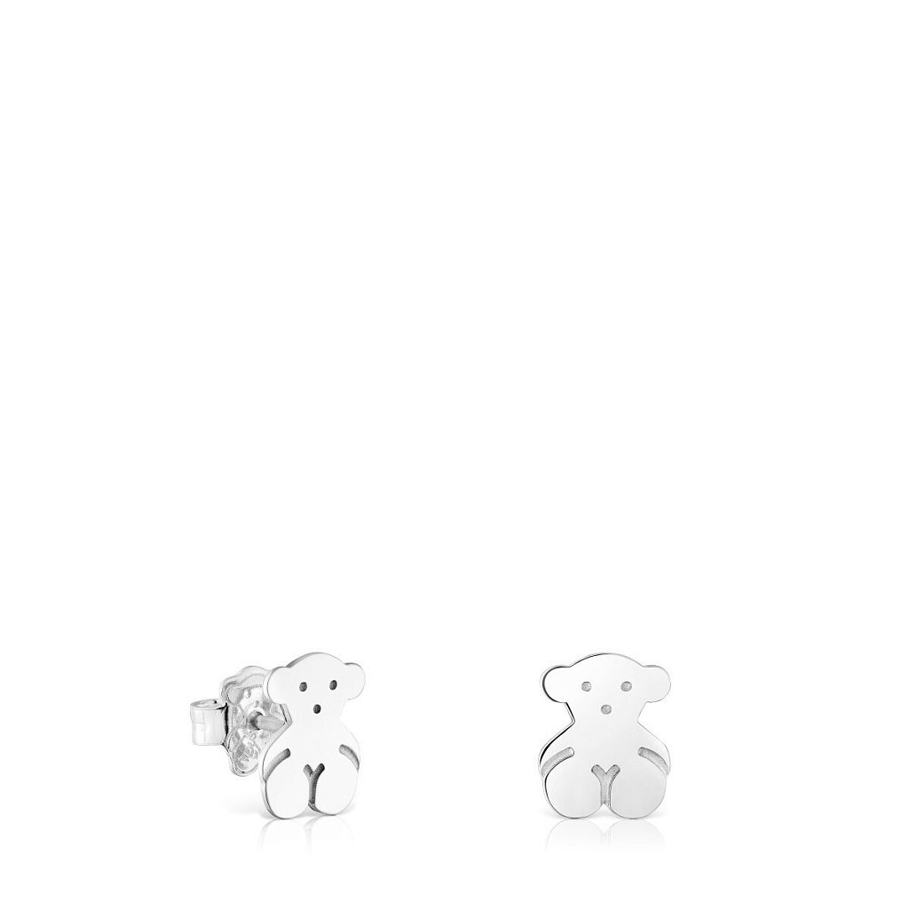 Серьги Bear из серебра