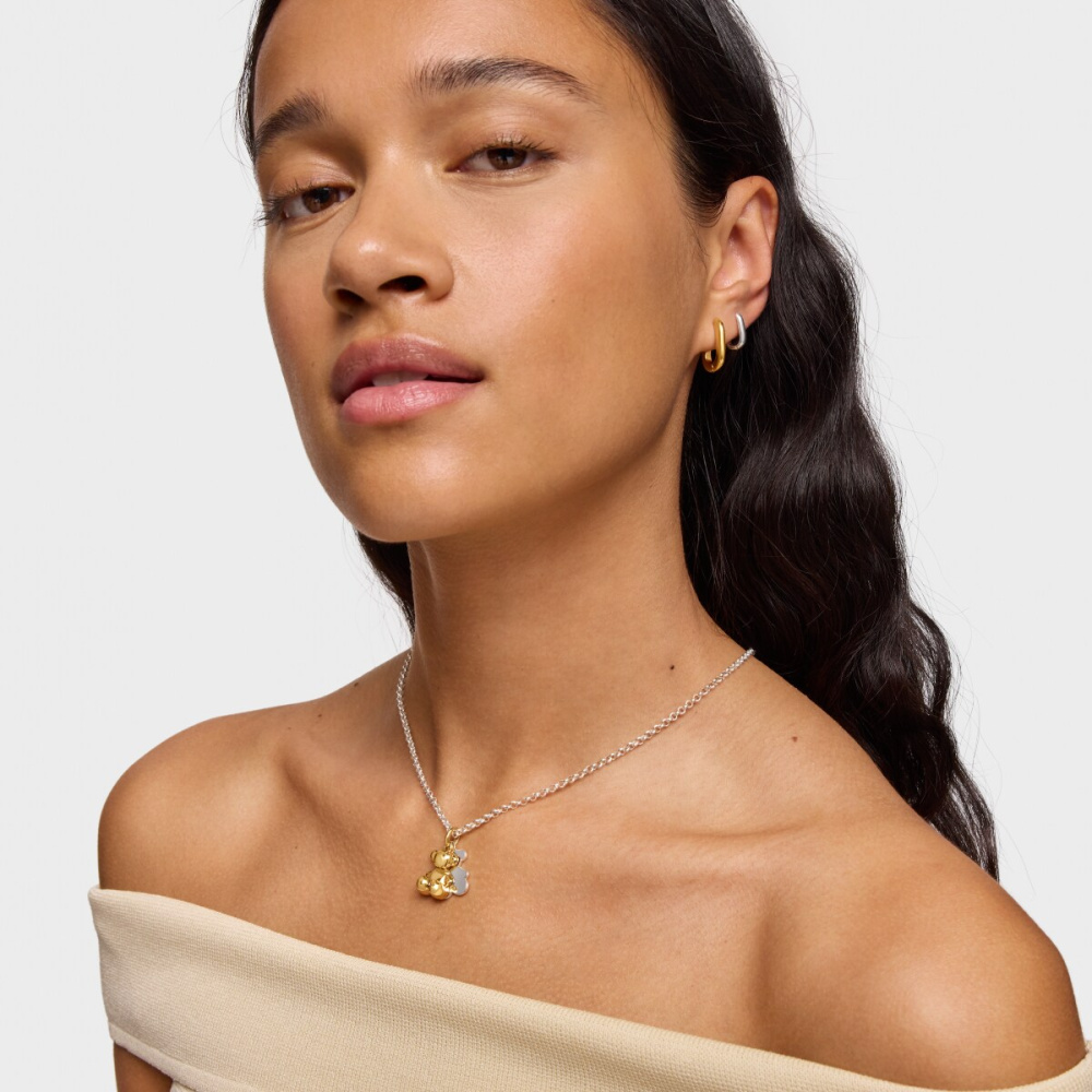 Кулон из вермеля и серебра фото 6