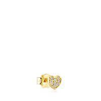 Золотая серьга Les Classiques с бриллиантами