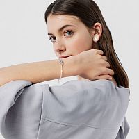 Браслет Camee из серебра с жемчугом