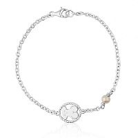 Браслет Camee из серебра с жемчугом