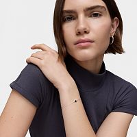 Браслет из серебра с ониксом