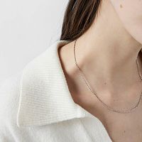 Цепь  Chain из белого золота