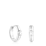 Серьги-кольца Basics из серебра