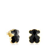 Серьги из вермеля с ониксом