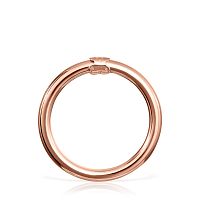 Крупное кольцо TOUS Hold из розового серебра Vermeil