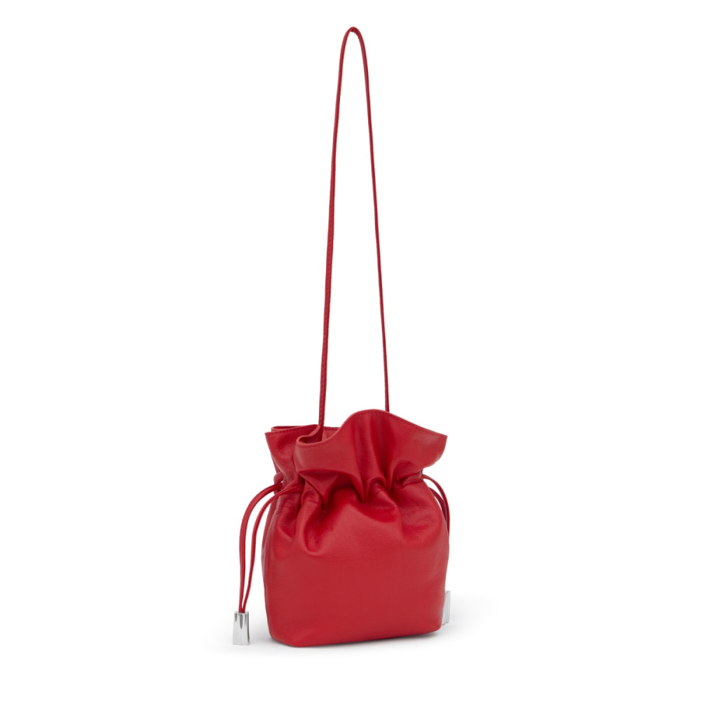 Сумка-бочонок из натуральной кожи фото 3