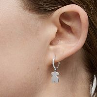 Серьги-кольца из серебра