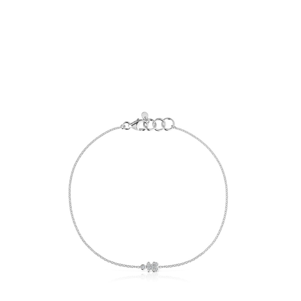 Браслет Grain из белого золота с бриллиантами фото 3