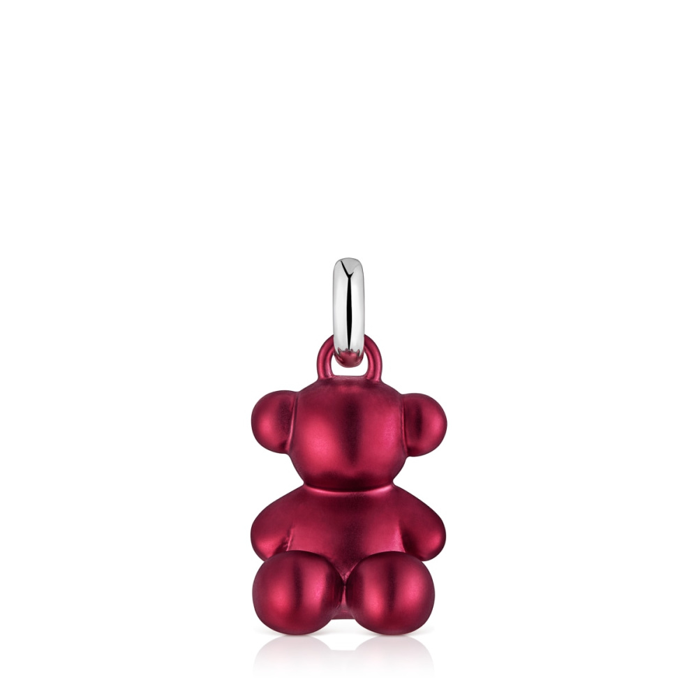 Кулон Bold Bear из стали с красным покрытием фото 2