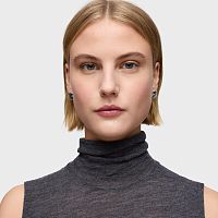Серьги Icon Color из серебра с ониксом