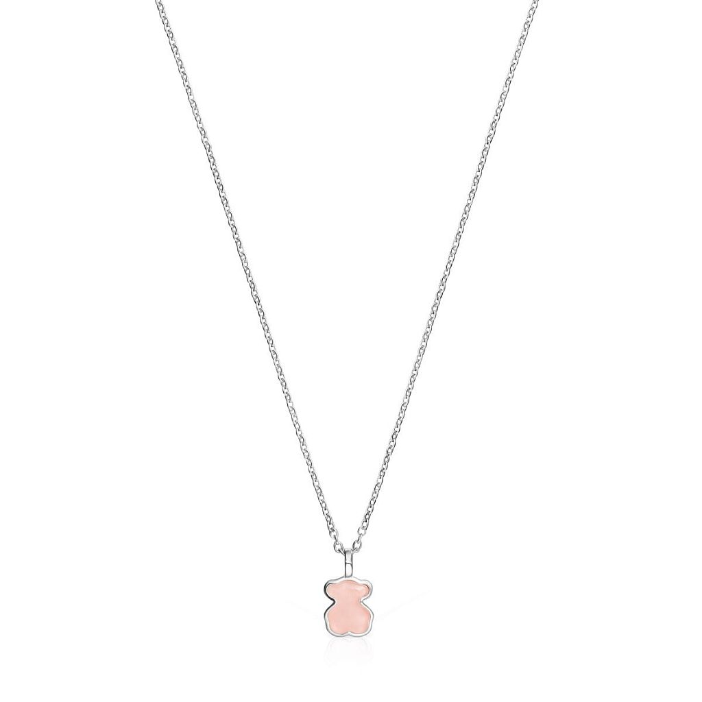 Колье New Color из серебра с кварцем