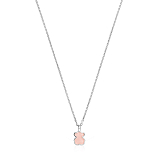 Колье New Color из серебра с кварцем