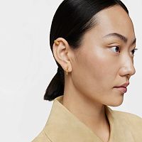 Серьги-креолы Gloss из вермеля