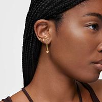 Серьги Bold Motif из вермеля