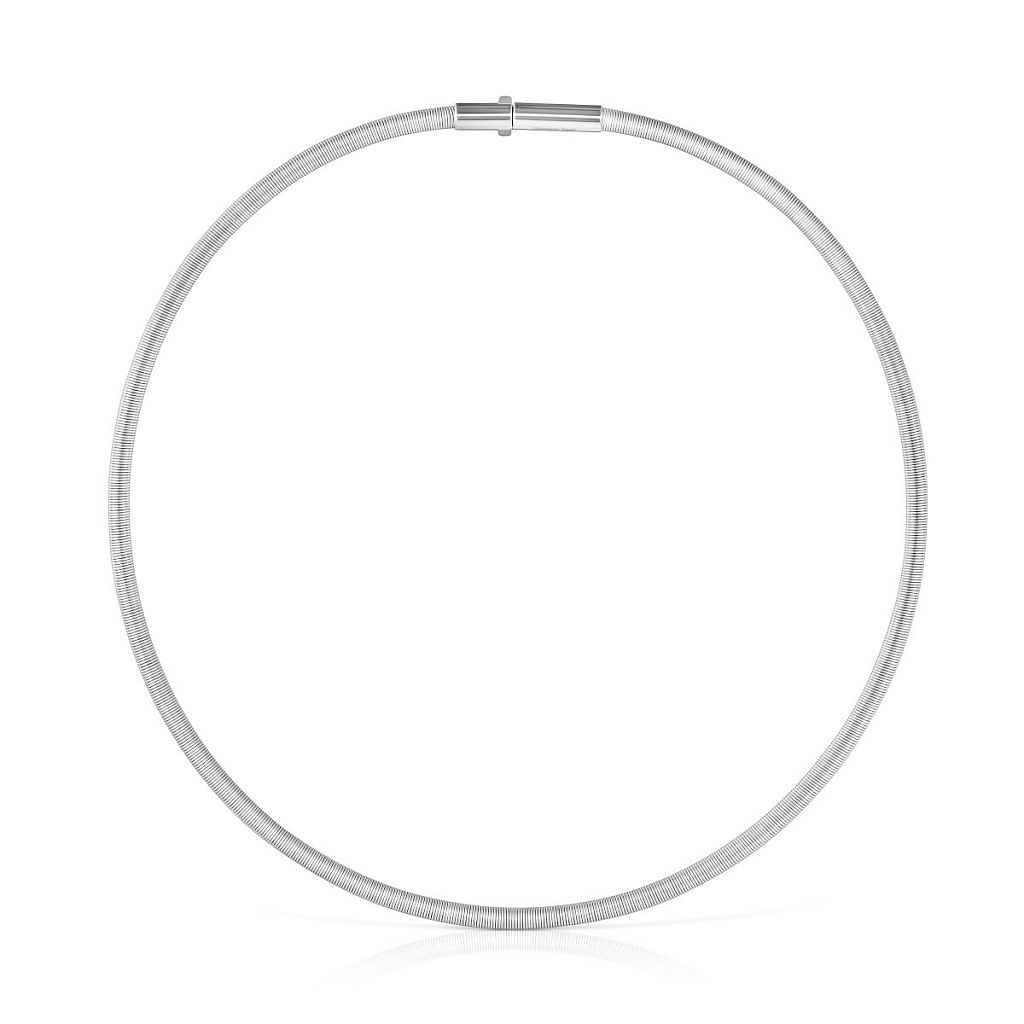 Колье Mesh Tube из нержавеющей стали, 42 см