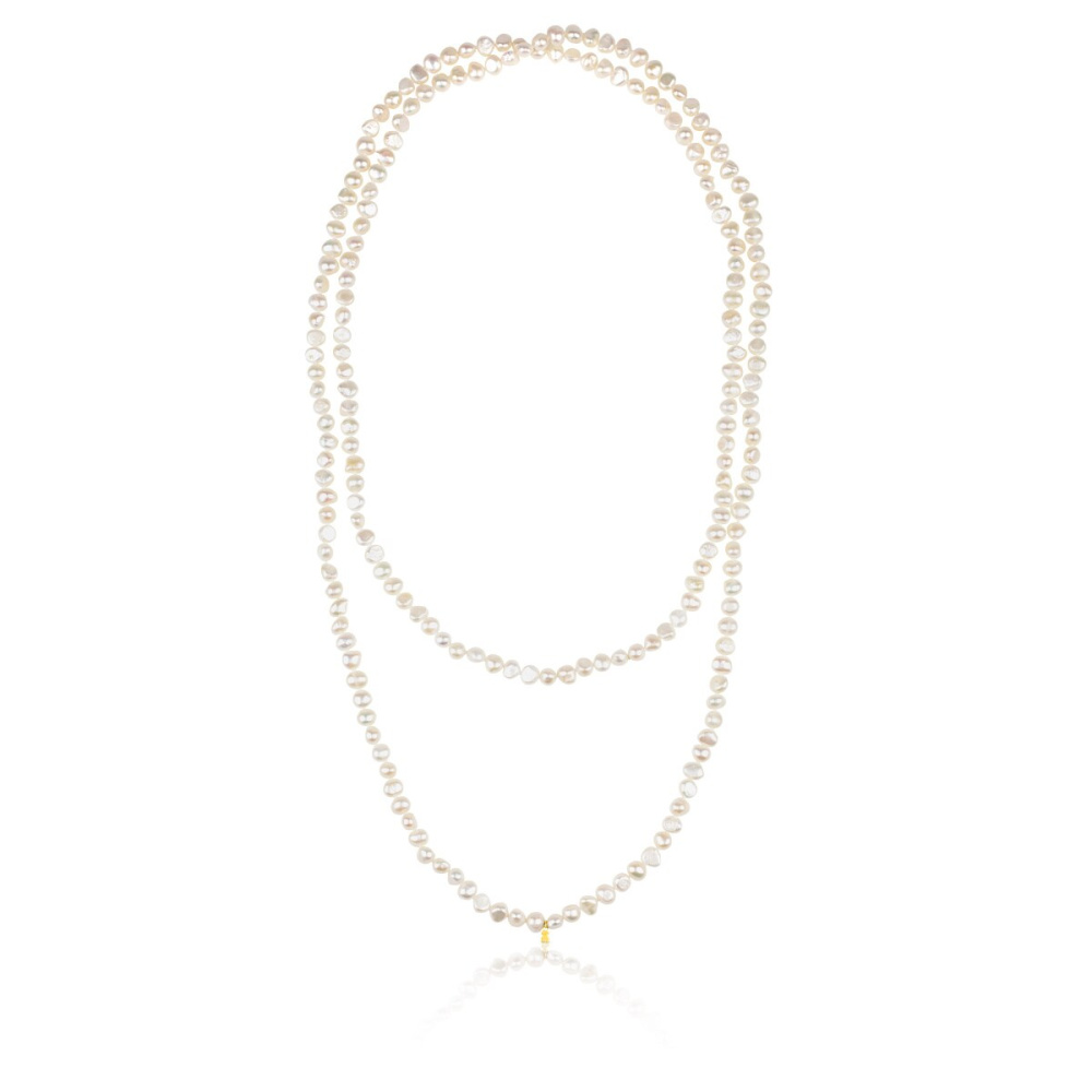 Колее Pearls из жемчуга с золотом фото 4