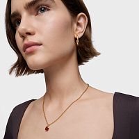 Кулон Medallions из вермеля с гранатом