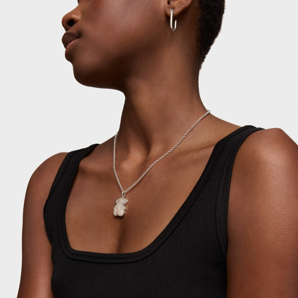 Кулон Icon Color из серебра с перламутром фото 5