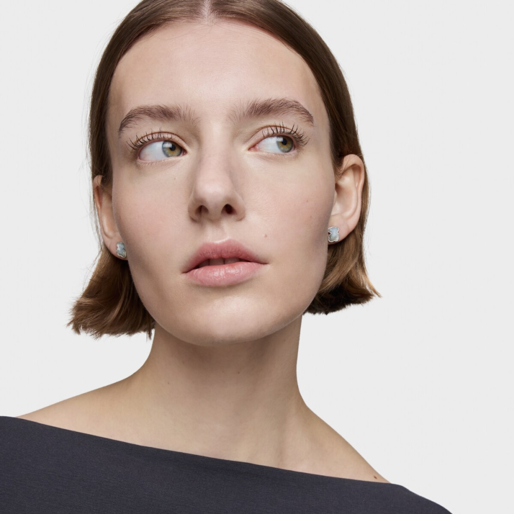 Серьги Icon Color из серебра с перламутром фото 6