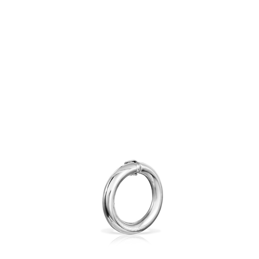 Небольшое кольцо Hold из серебра фото 4