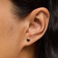 Серьги Icon Color из вермеля с ониксом