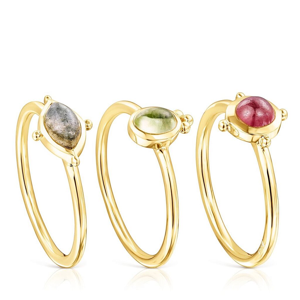 Сет колец из вермеля