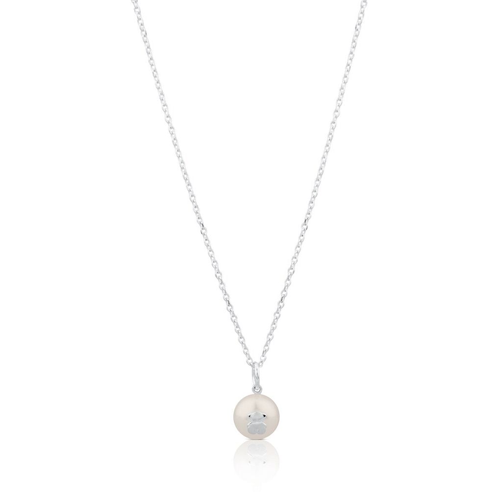 Кулон на цепи Pearls из серебра с жемчугом