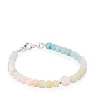 Браслет Basics Colors из серебра с натуральными камнями