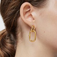 Соединительное кольцо Hold Oval из вермеля