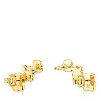 Серьги из вермеля с ониксом