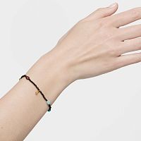 Браслет Bold Bear из вермеля с камнями