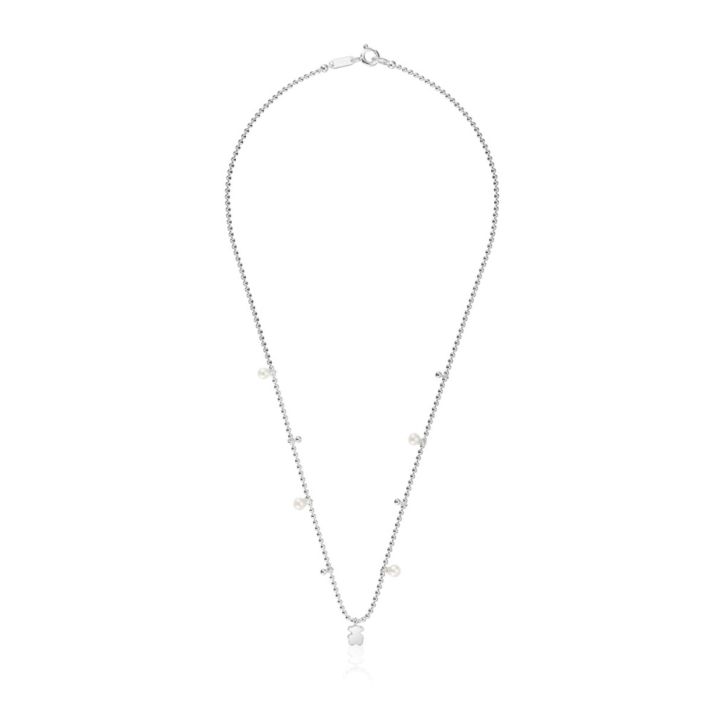 Колье Sweet Dolls из серебра с жемчугом фото 3