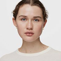 Серьги Hold Oval из вермеля