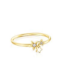 Кольцо Teddy Bear Stars из золота с бриллиантами