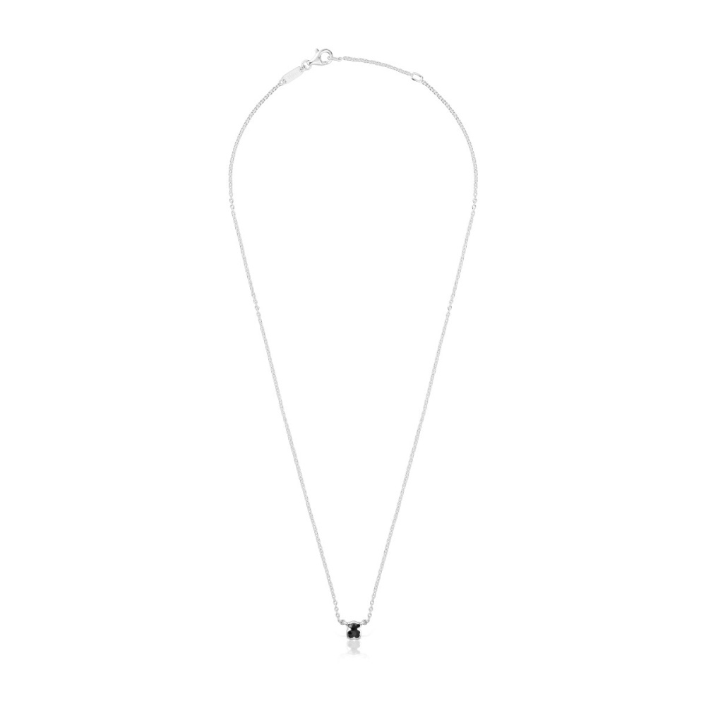 Колье Icon Color из серебра с ониксом фото 3