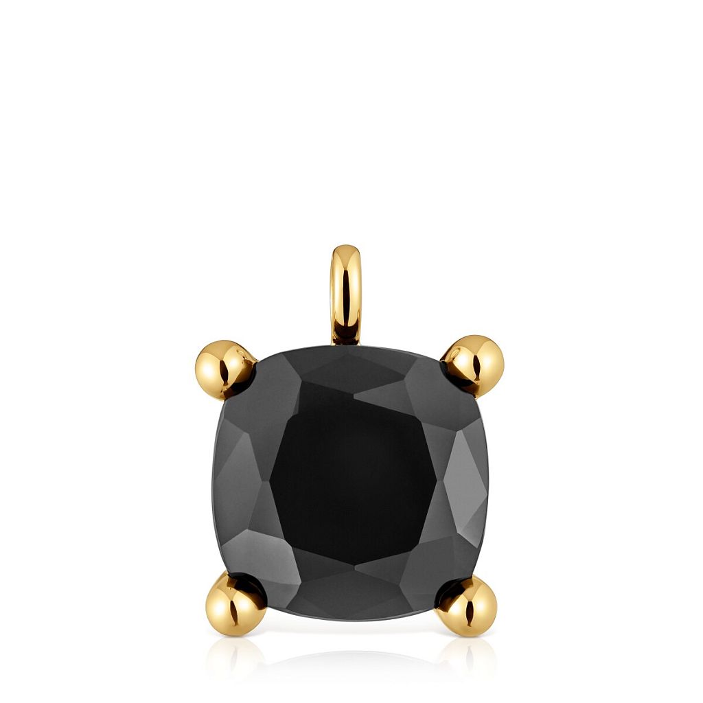 Кулон Color Black из вермеля с ониксом