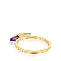 Золотое кольцо TOUS Lure с камнями