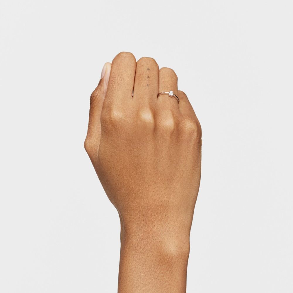 Кольцо Grain из белого золота с бриллиантами фото 8