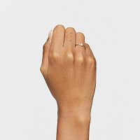 Кольцо Grain из белого золота с бриллиантами