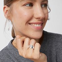 Сет колец Ring Mix из серебра со шпинелью 
