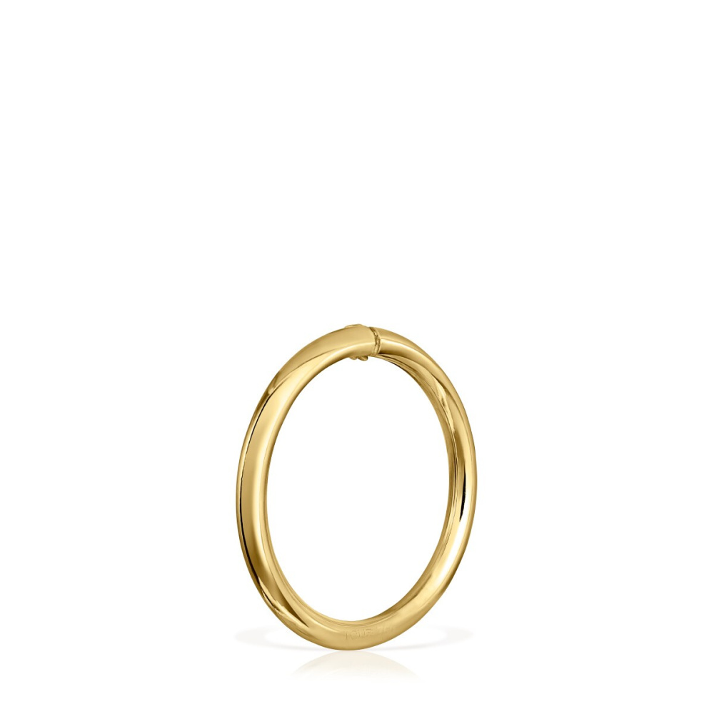 Крупное золотое кольцо TOUS Hold фото 4
