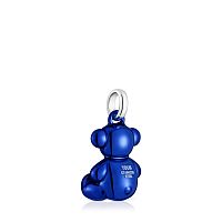 Кулон Bold Bear из стали с синим покрытием