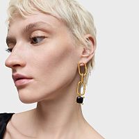 Кулон Color Black из вермеля с ониксом