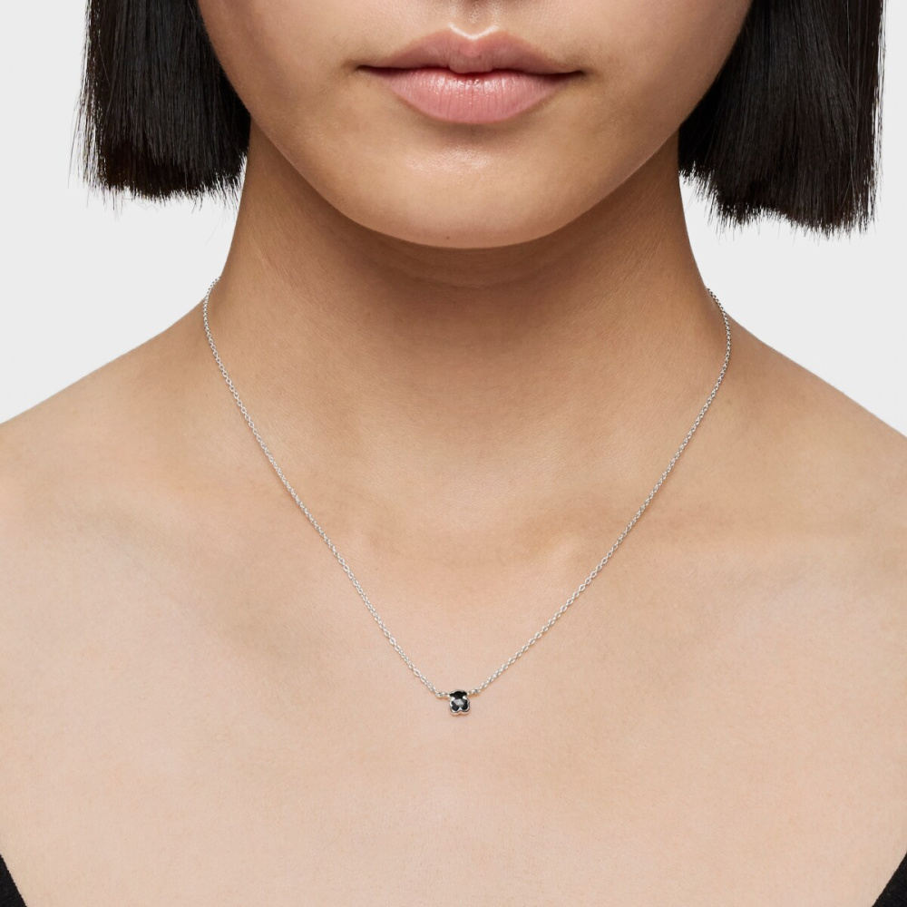 Колье Icon Color из серебра с ониксом фото 7