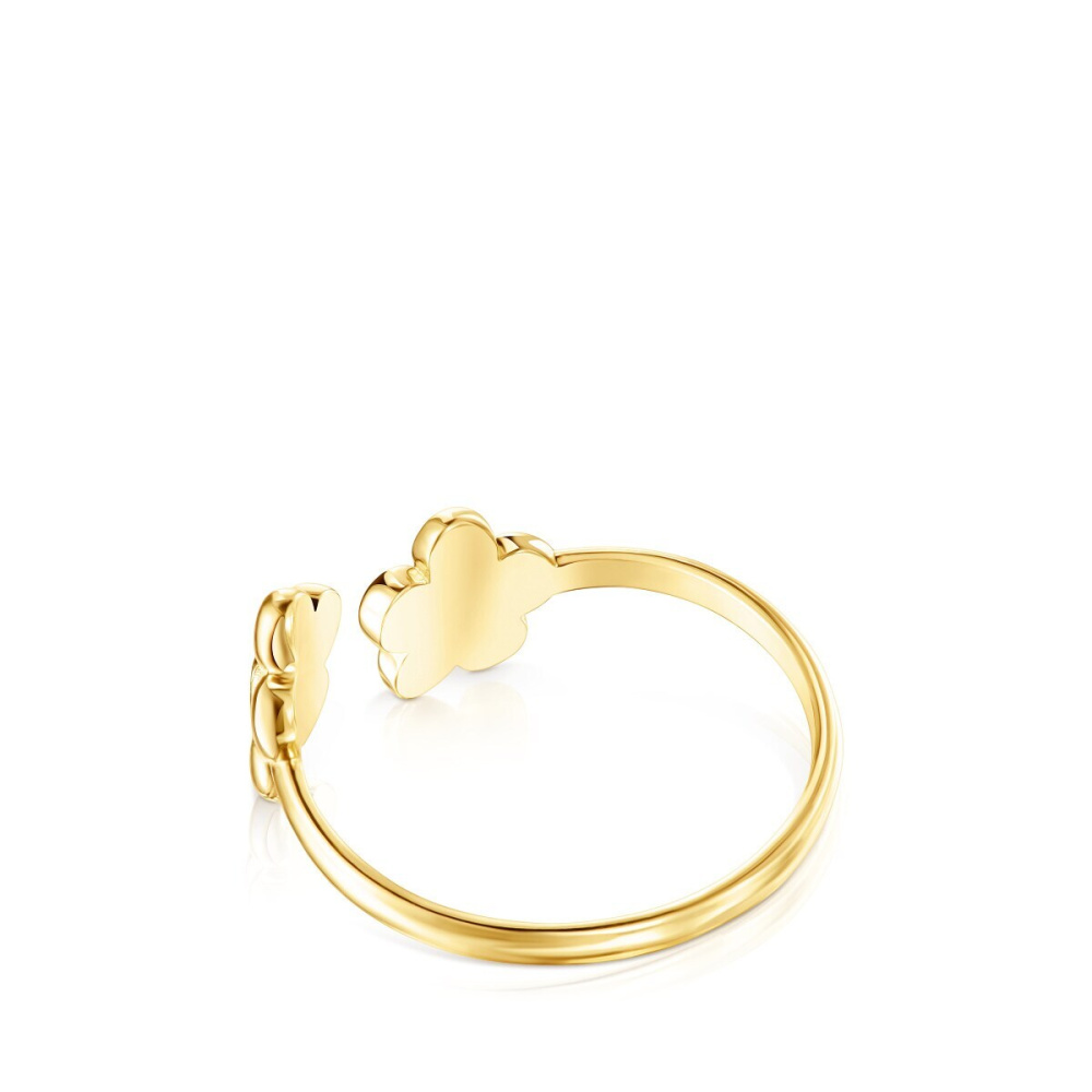 Открытое кольцо TOUS Fragile Nature из золота с бриллиатом и рубином фото 4