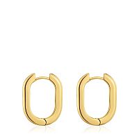 Серьги-кольца Basics из вермеля