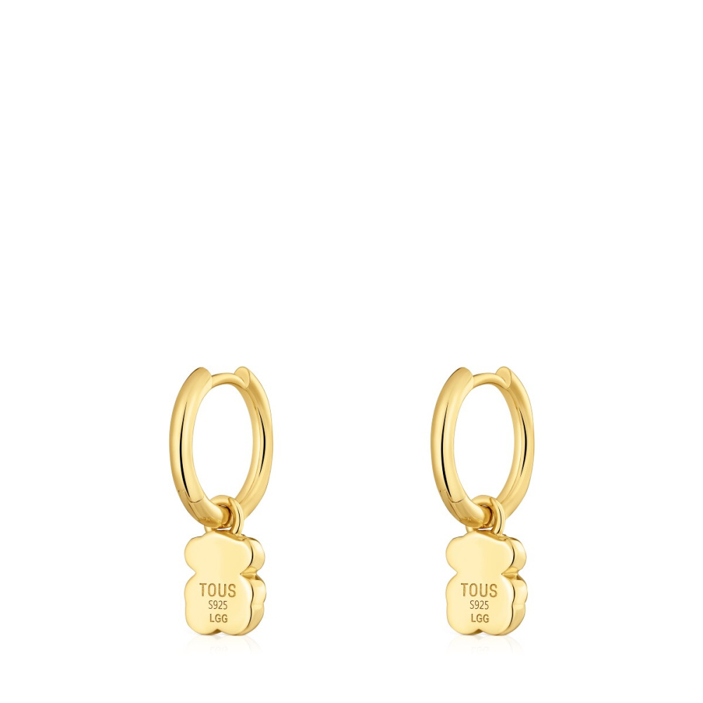 Серьги-кольца из вермеля фото 4