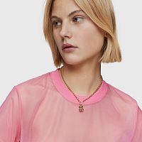 Кулон Bold Bear из вермеля с аметистом